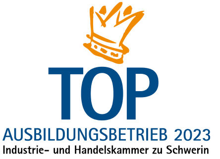 Top Ausbildungsbetrieb 2023, IHK zu Schwerin Logo