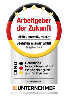 Arbeitgeber der Zukunft Siegel, digital und innovativ.